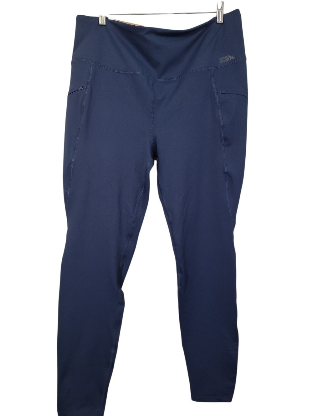 Eddie Bauer Teal Blue High-Waist Active Leggings with Side Pockets - Picture 1 of 3